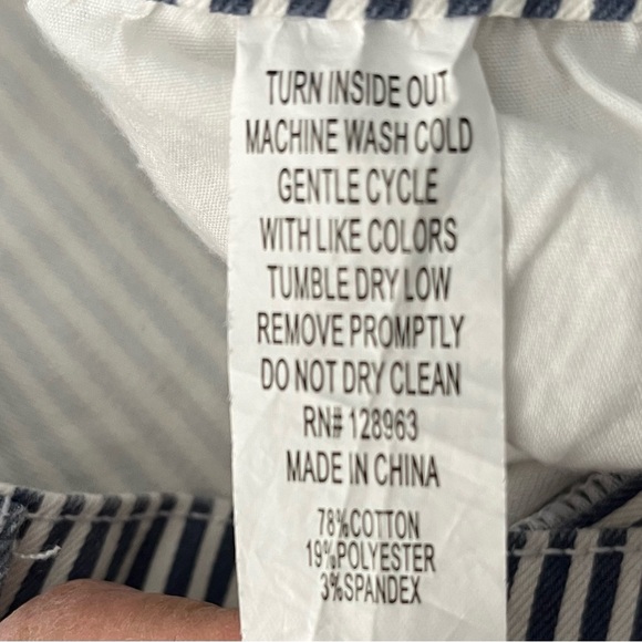 Indigo Rein Blue and White Boot Cut Jeans - Picture 9 of 12